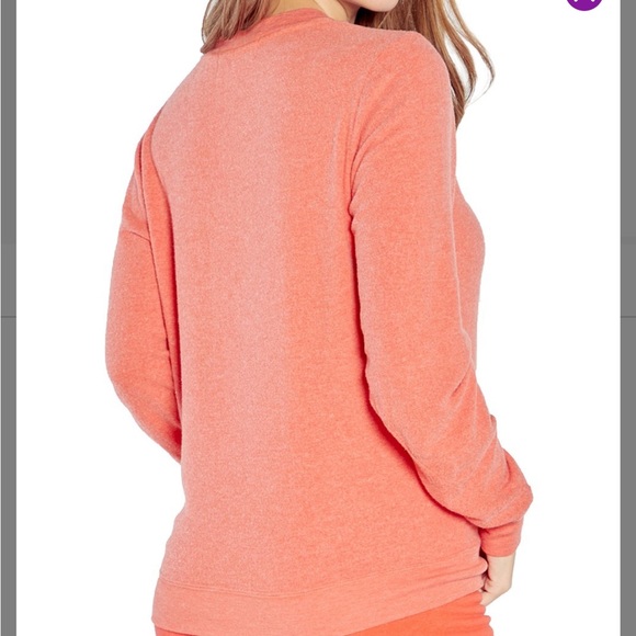 NEW IN PACKAGE- WILDFOX Poppy Red Swift Kick Cowboy Boot V-Neck Sweatshirt - Picture 3 of 3